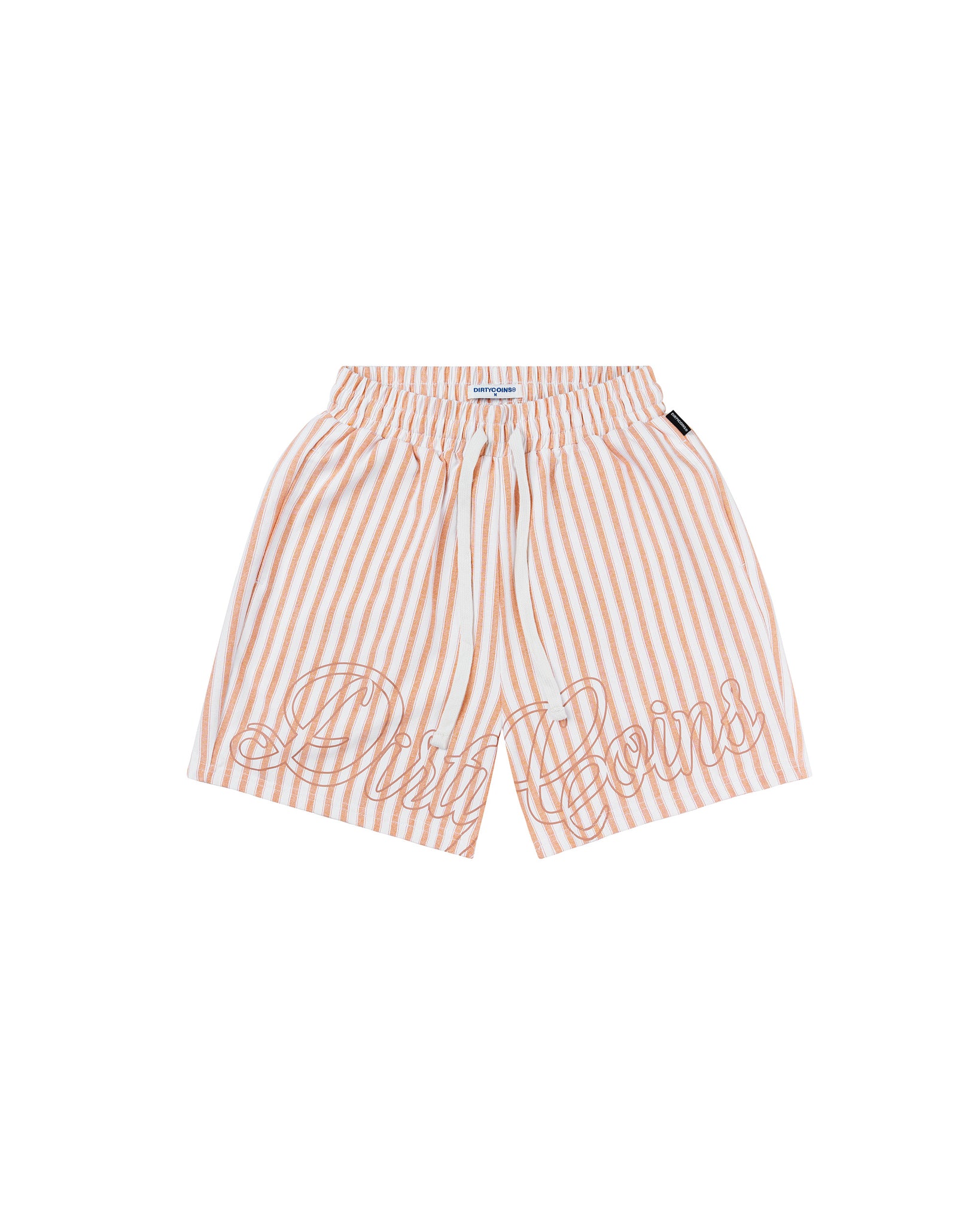 Striped Script Logo Shorts