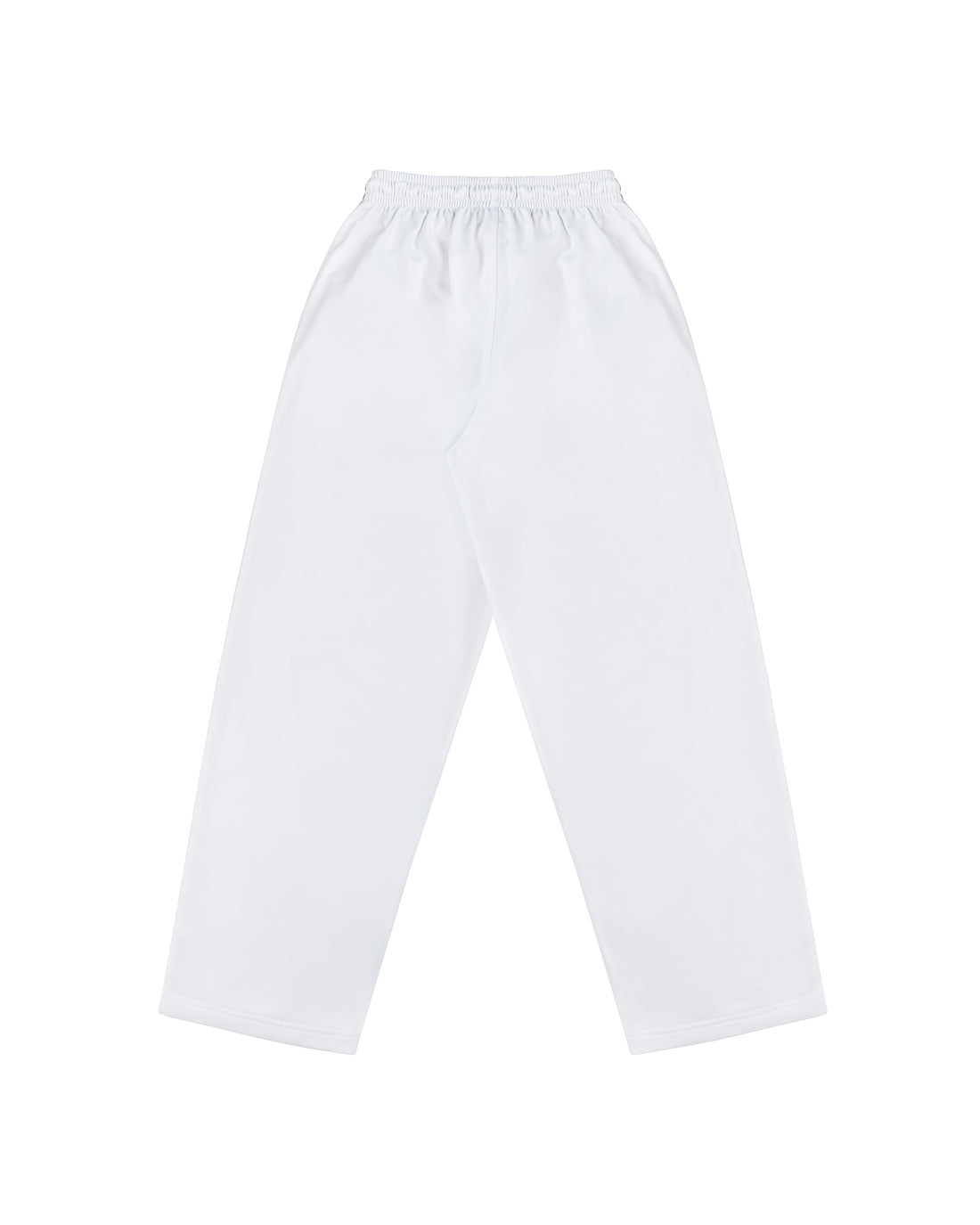 Track Pants Relaxed Taped Logo - White