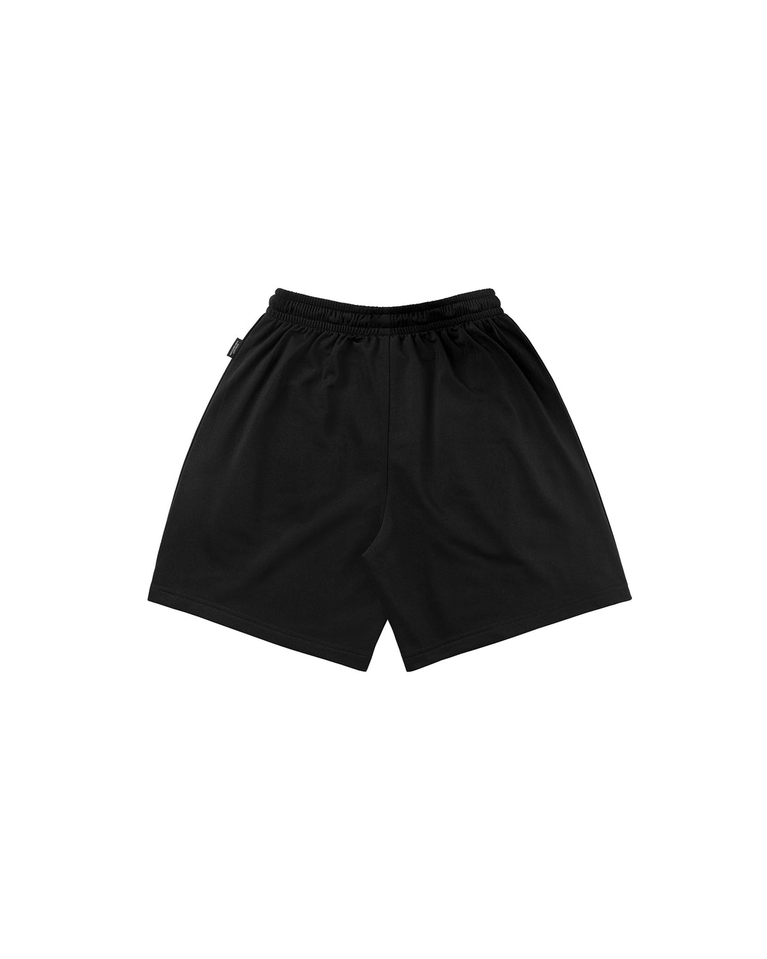 Relaxed Taped Logo Track Shorts - Black